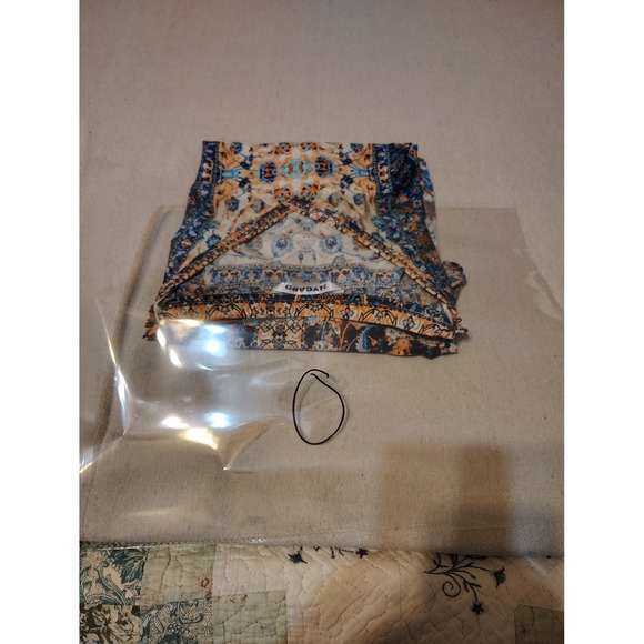 NYGARD Bohemian Hippie Abstract Print High-Low Tunic Top Women's Petite Large O - Picture 7 of 7